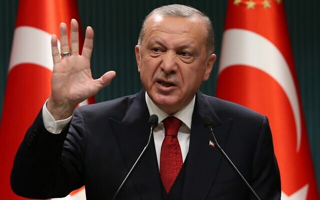 Turkish President Recep Tayyip Erdogan