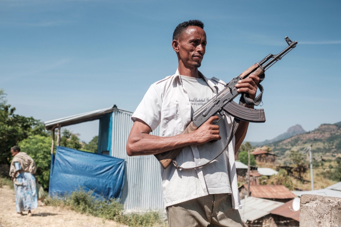 An Ethiopian fighter from Amhara