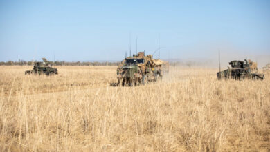 Australian Army 1st Armored Regiment Bushmaster.