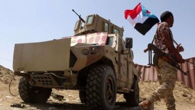 A fighter loyal to Yemen’s separatist Southern Transitional Council (STC) in the southern province of Abyan.