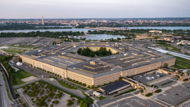 An aerial view of the Pentagon, Washington, D.C., May 15, 2023. (DoD photo by U.S. Air Force Staff Sgt. John Wright)