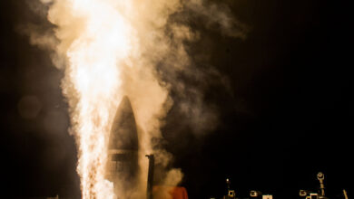 A Standard Missile-3 (SM-3) Block IIA is launched from the guided-missile destroyer USS John Paul Jones (DDG 53) during a flight test off Hawaii in 2017