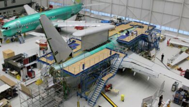 Wedgetail AEW1 (E-7A) construction at Birmingham.