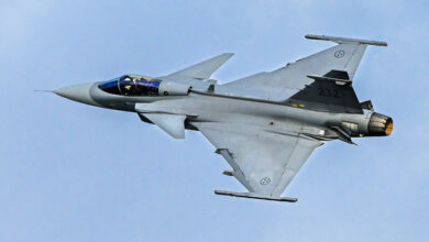 Saab Gripen fighter jet