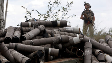 Ukrainian soldier