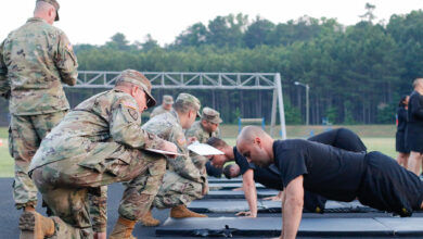 US soldiers fitness