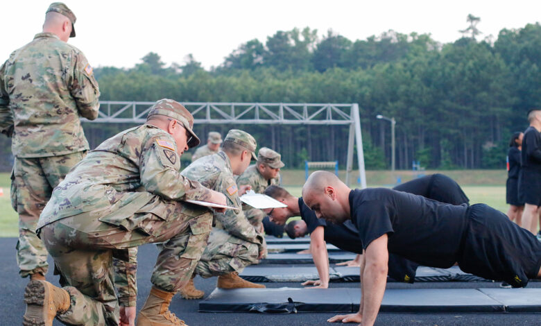 US soldiers fitness