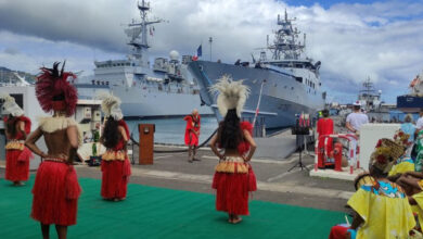 French Navy's second Félix Éboué-class ship, the Teriieroo a Teriierooitera (P780)