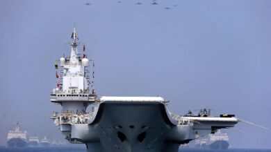 Chinese aircraft carrier Liaoning https://www.flickr.com/photos/rhk111/41429413051