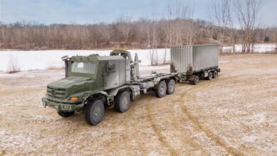 Mercedes zetros military truck