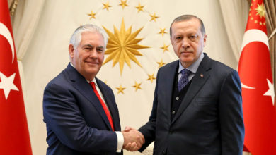 Rex Tillerson with Recep Tayyip Erdogan