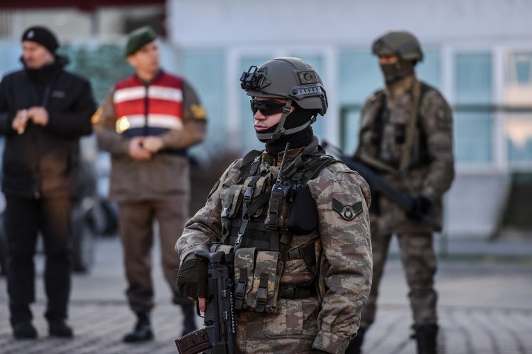 File photo of a Turkish special force soldier.