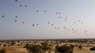 French troops parachute into the Menaka region of Mali