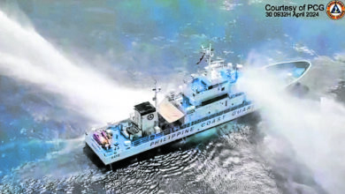 Philippine vessel water cannon