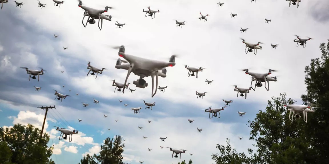 Drone swarm