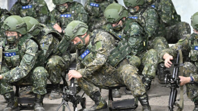 Taiwanese reservists