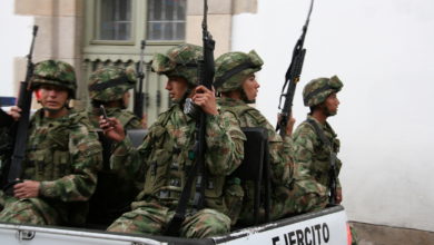 Colombia military police