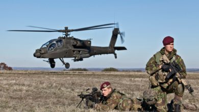 Dutch AH-64 Apache helicopter