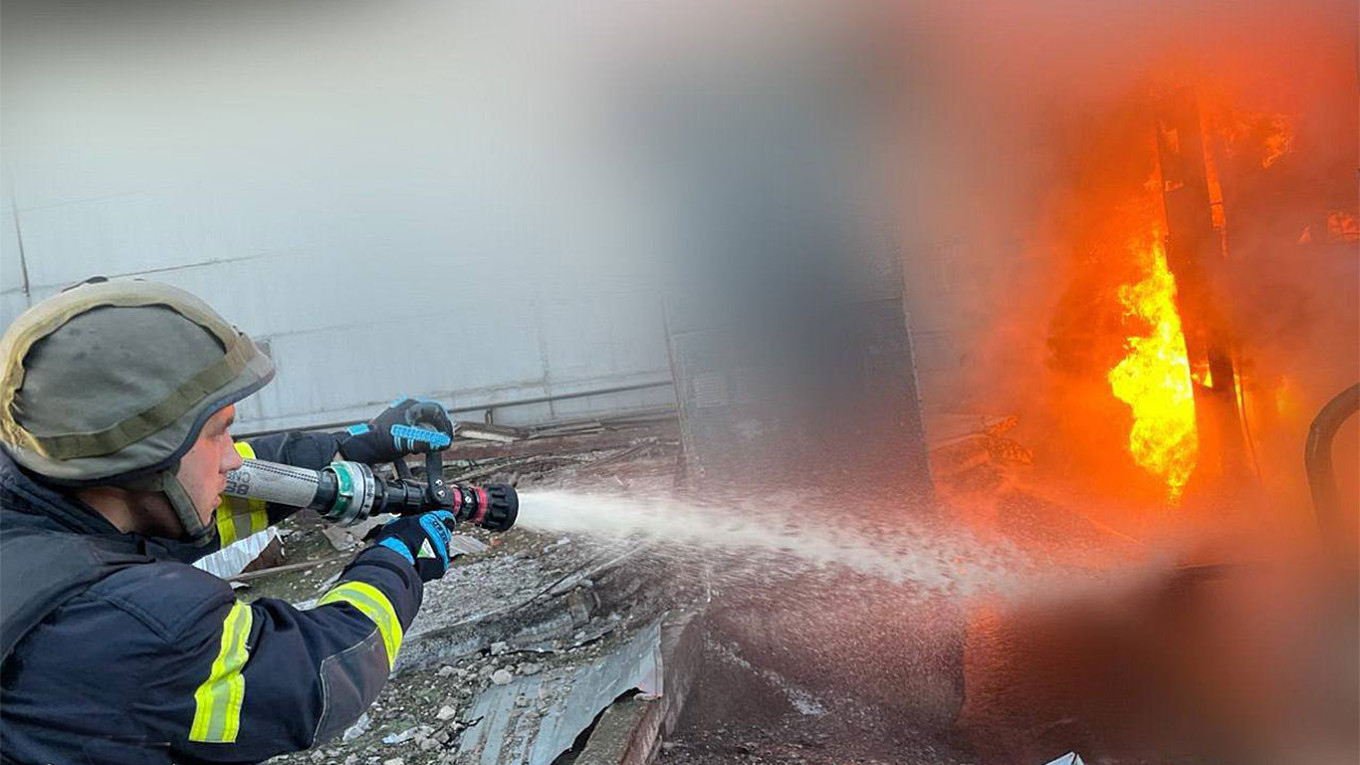 Ukraine firefighters