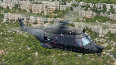 NH90 in flight