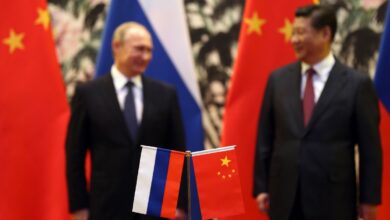 Russian President Vladimir Putin and Chinese President Xi Jinping