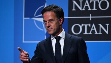 Outgoing Dutch Prime Minister Mark Rutte