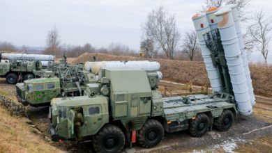 Russian S-300 air defense missile systems