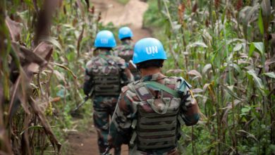 UN MONUSCO peacekeeper in Democratic Republic of Congo