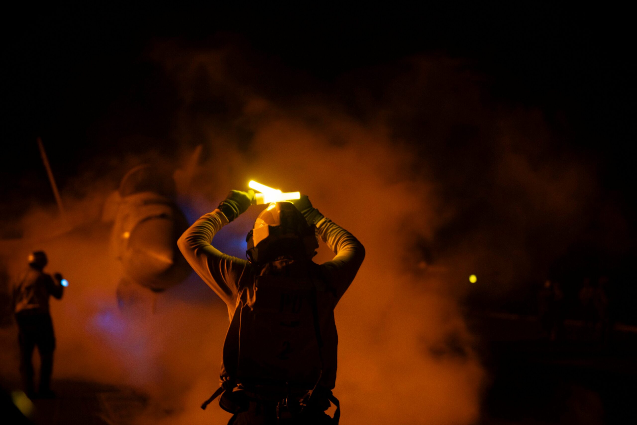 A US soldier reader strikes against the Houthi rebels in Yemen