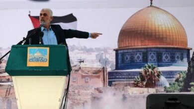 Head of the political wing of the Palestinian Hamas movement in the Gaza Strip Yahya Sinwar